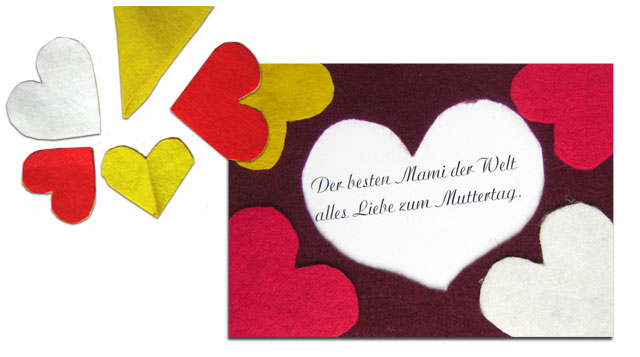 Muttertag Grußkarte