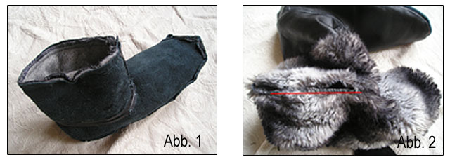 Schnittmuster kurze Stiefel