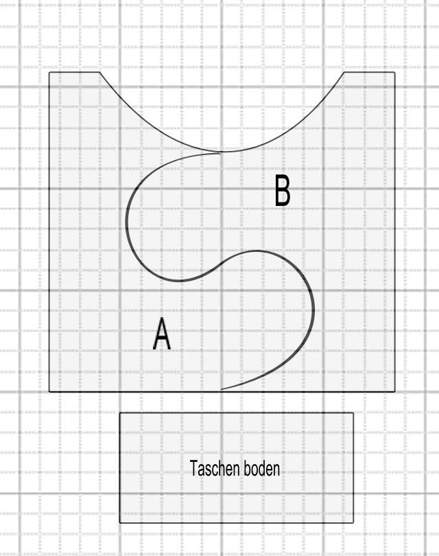 Schnittmuster Tasche