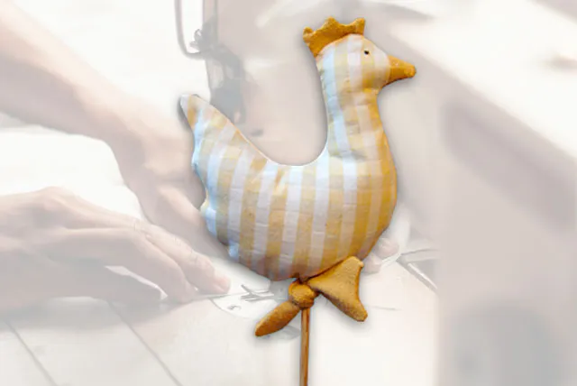 Dekostecker Huhn für Garten, Balkon und Blumentöpfe
